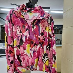 Laura Ashley PL size pink  multi sequins jacket